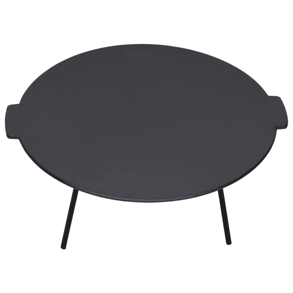 Grillplade i støbejern Ø44 cm vidaxl