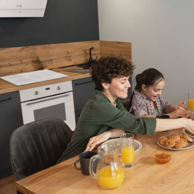 Digital ovn hvid glas | Universalblue