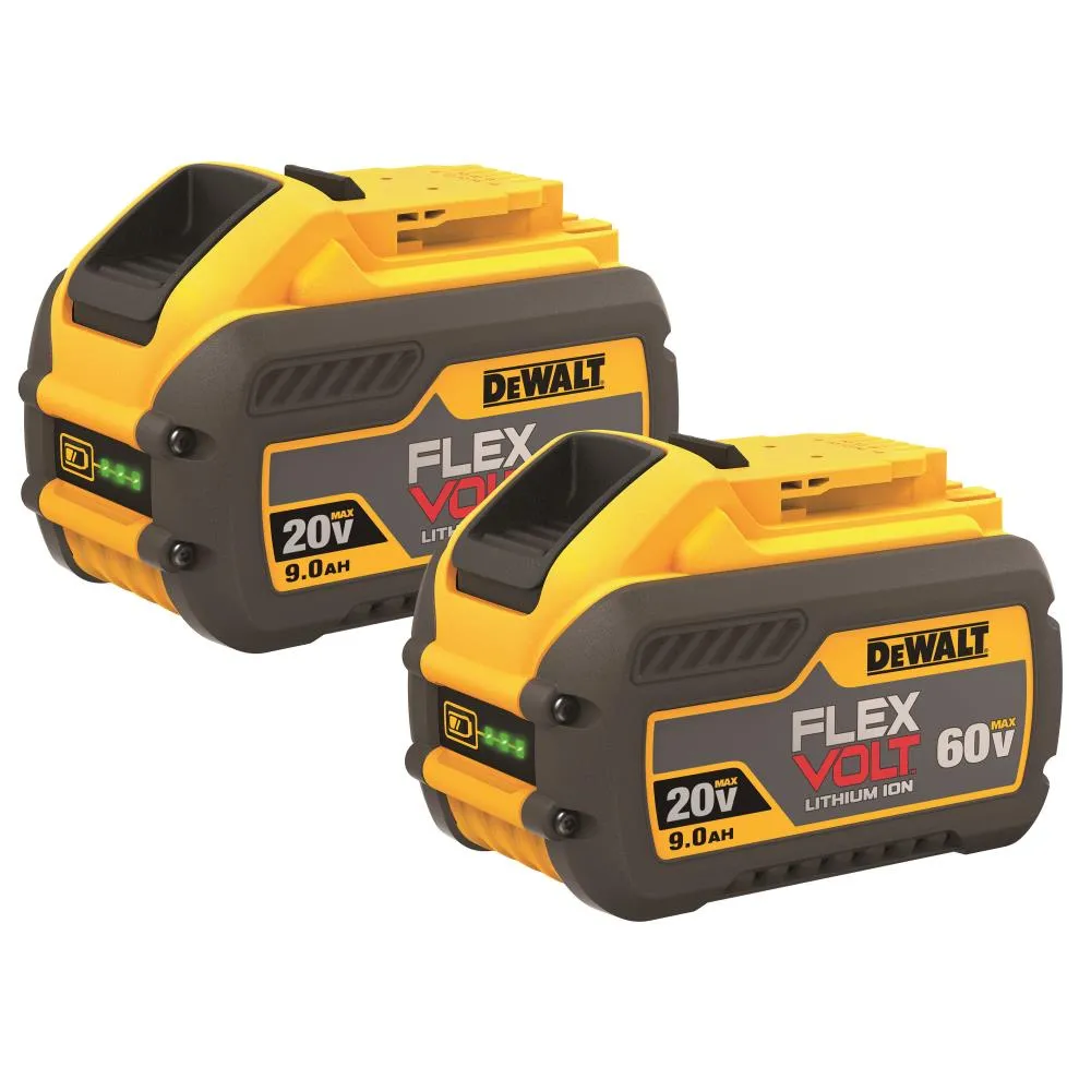 FLEXVOLT 20V/60V MAX 9,0 Ah batteri (2-pak)