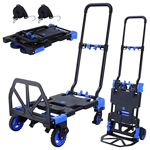 Chariot de manutention pliable et rétractable