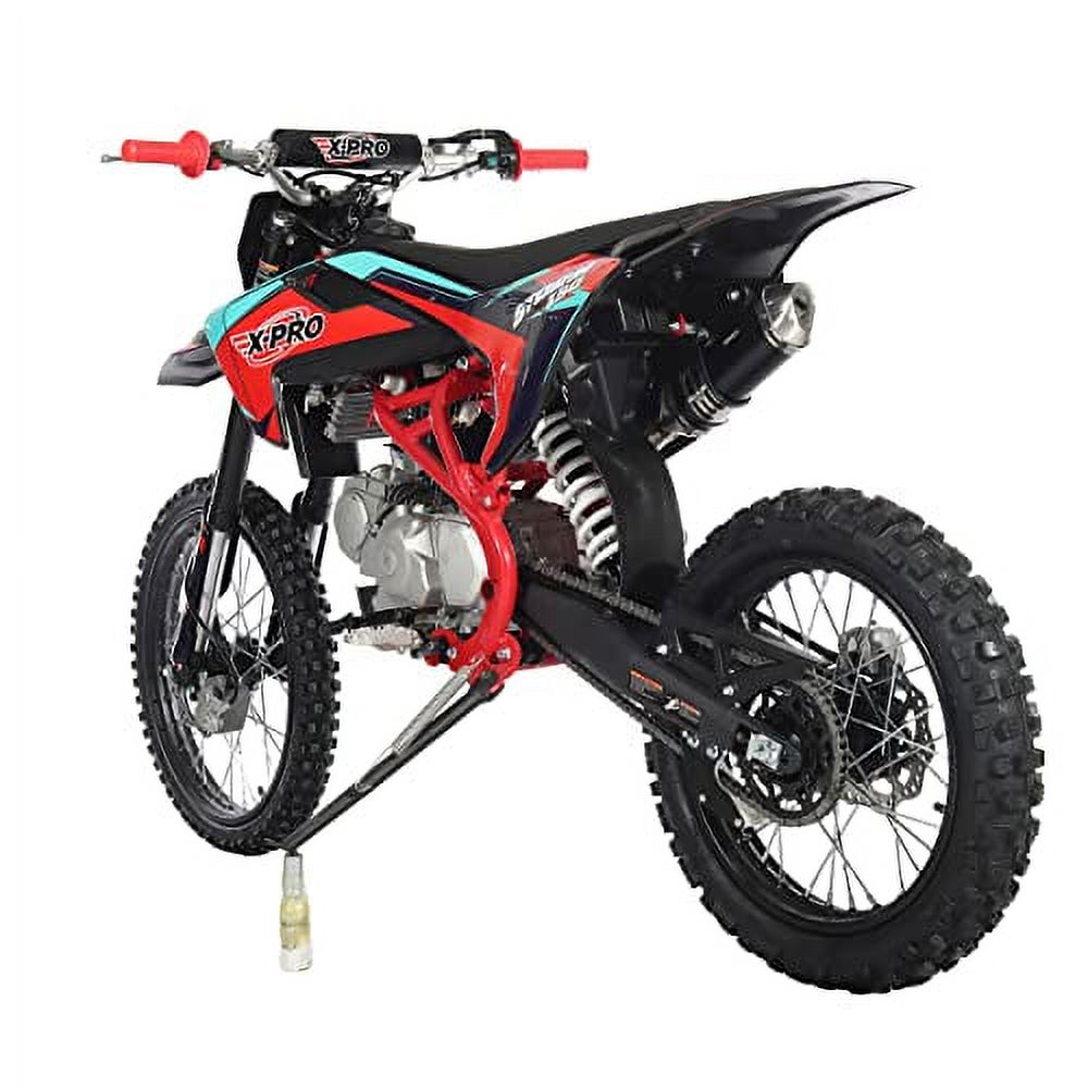 X - Pro Brand New 150cc Gas Pit Dirt Bike, 4 Manual Transmission Electric/Kick Start 19"/16" Tires