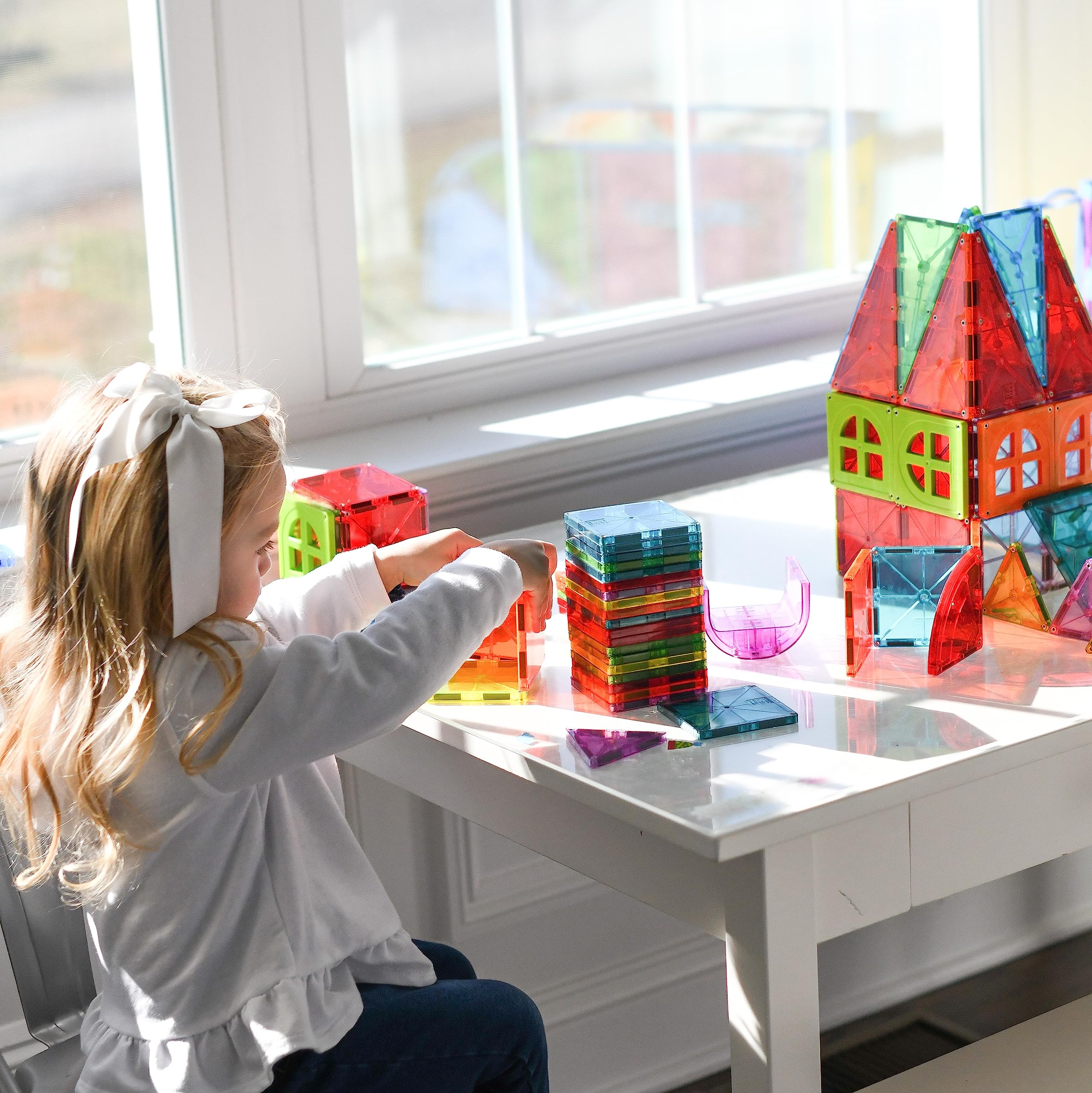 MAGNA TILES Metropolis 110 magnetiske byggebrikker