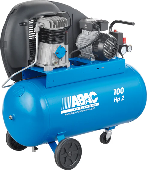 2025 100-liters remdrevet kompressor