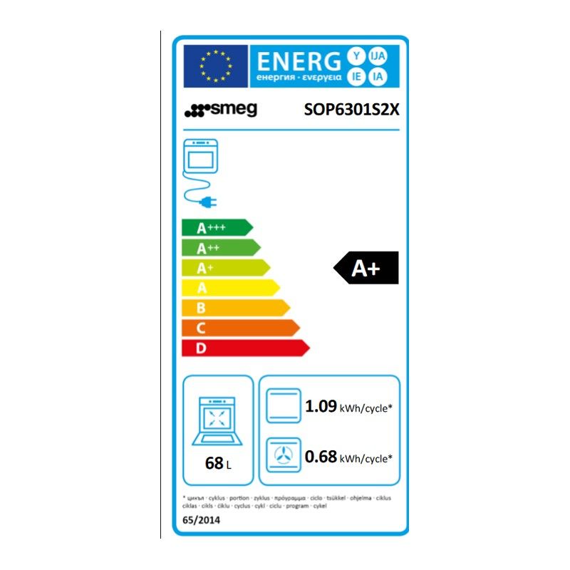 Four à vapeur Smeg Sop6301s2x Inox