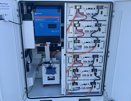 30kWh battery installation
