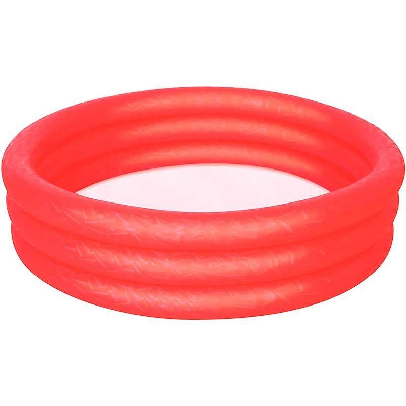 Piscine gonflable Bestway 101 l + 2 a rouge pour enfants Ø 102 x 25 cm