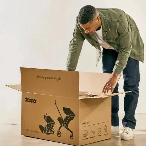 2025 DOONA autostol med LATCH-base – Integreret autostol og klapvogn, klar til brug