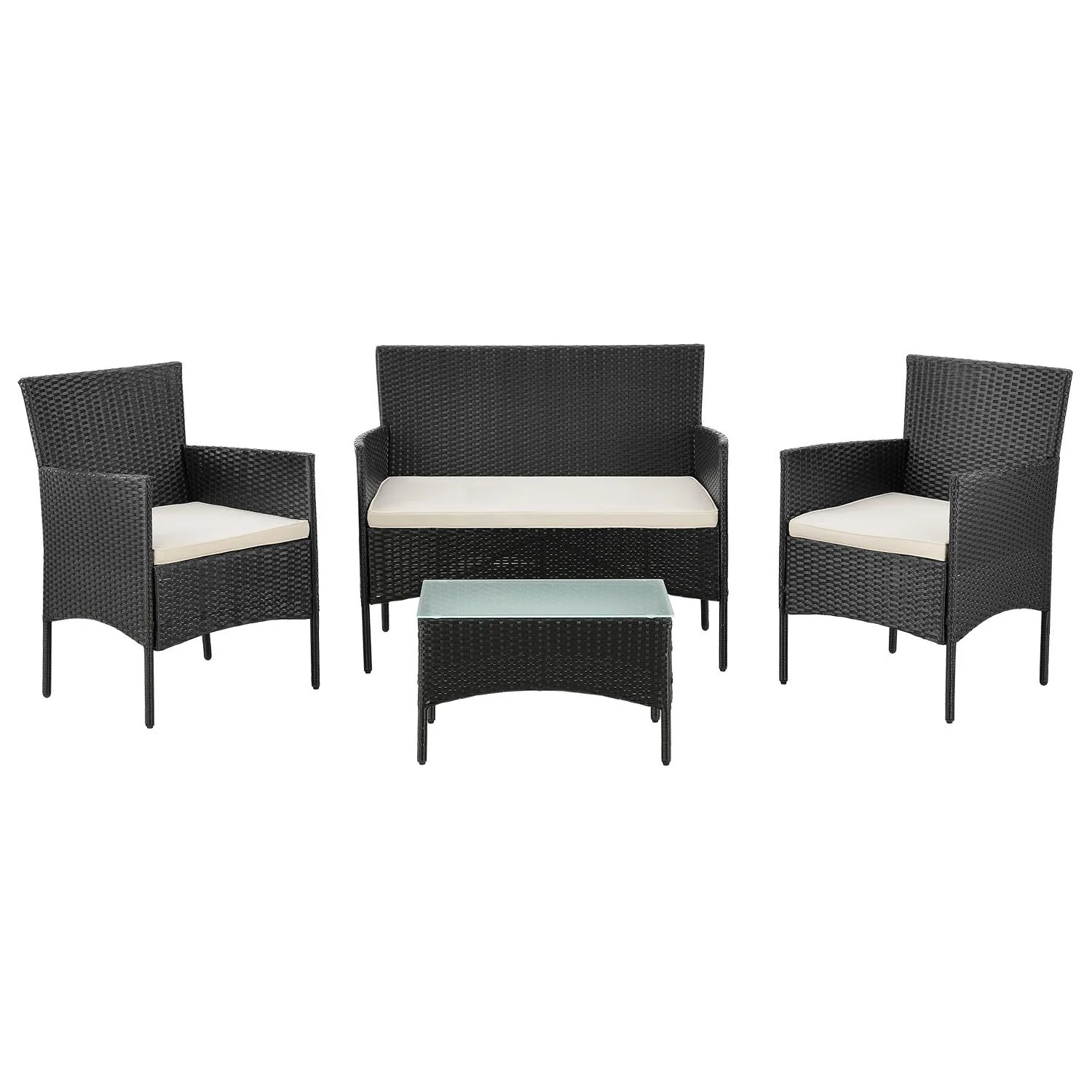 2025 Fort Myers Poly Rattan Lounge-Set