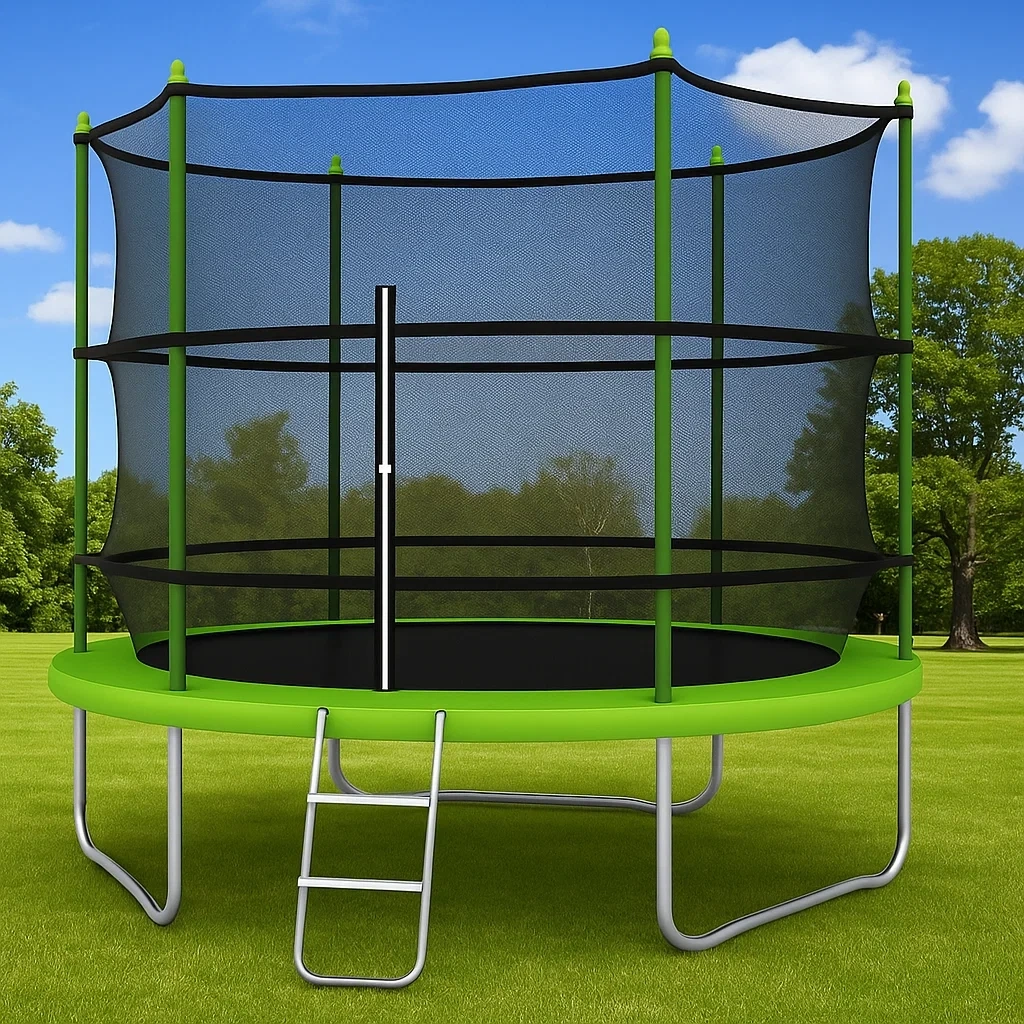 Trampolines 305x250 cm Vert/Noir - uRfmPavW25Eq