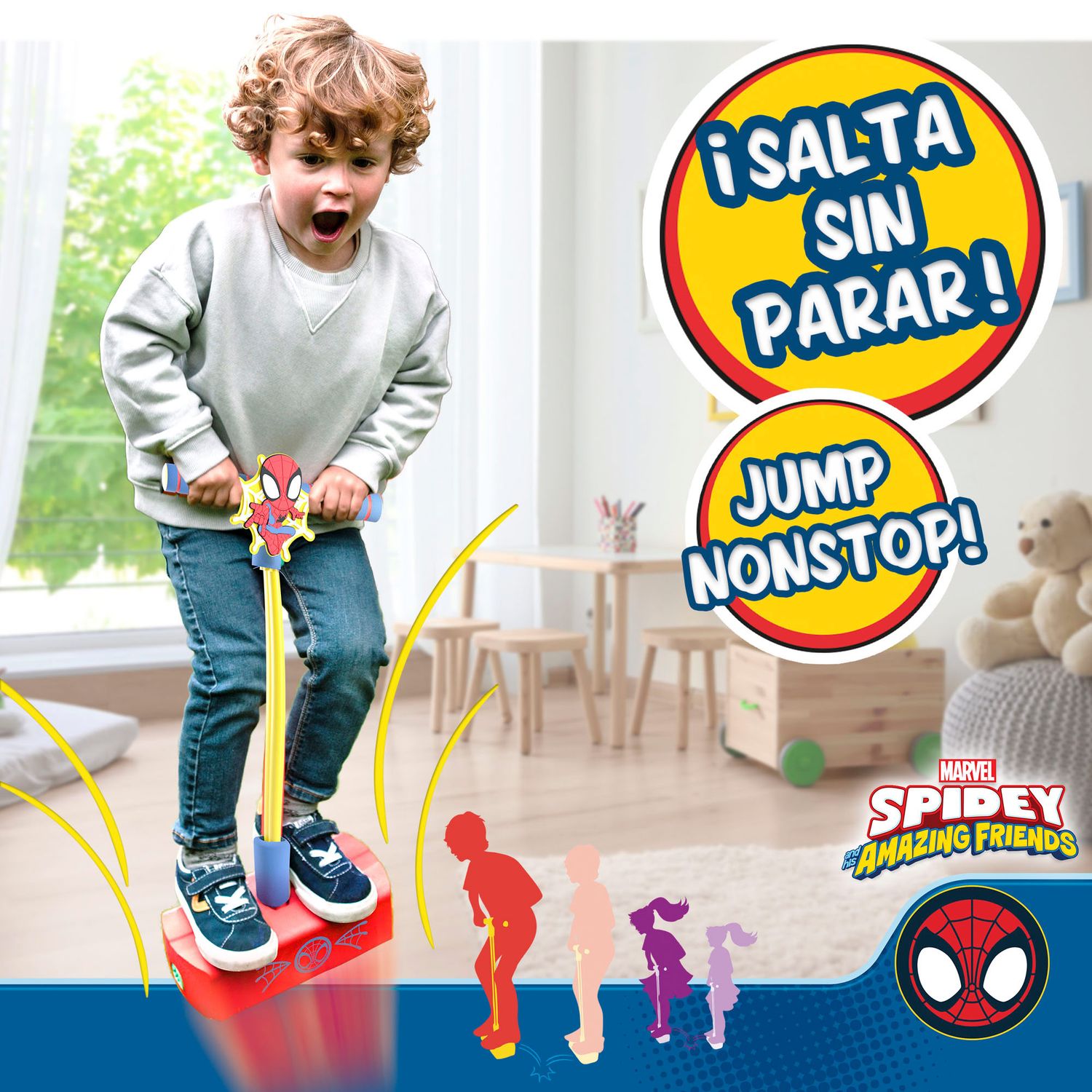Spidey et sa super équipe Pogo Jumper 3D