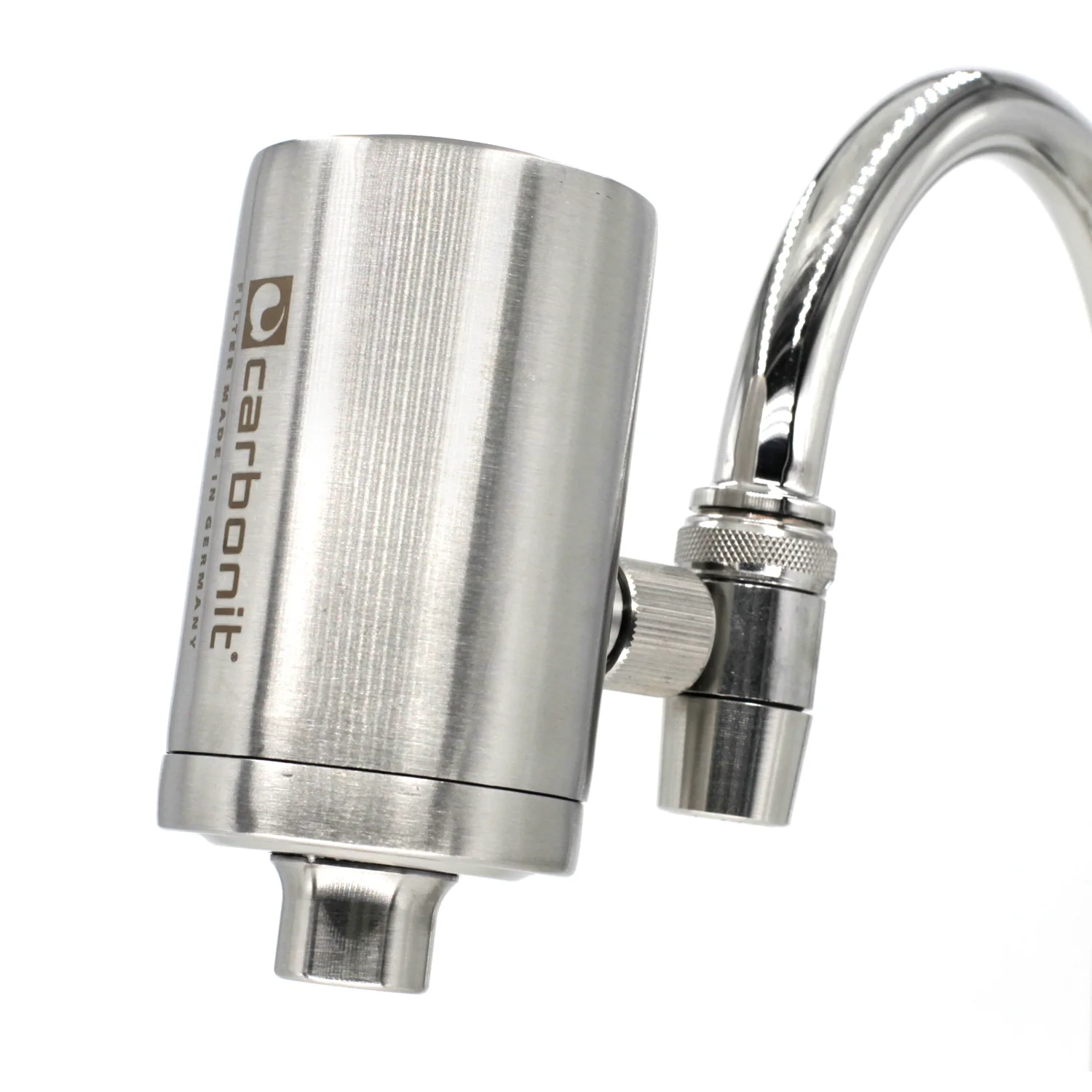 2025 Carbonit GO travel inox – Bærbart vandfilter i rustfrit stål til rejser