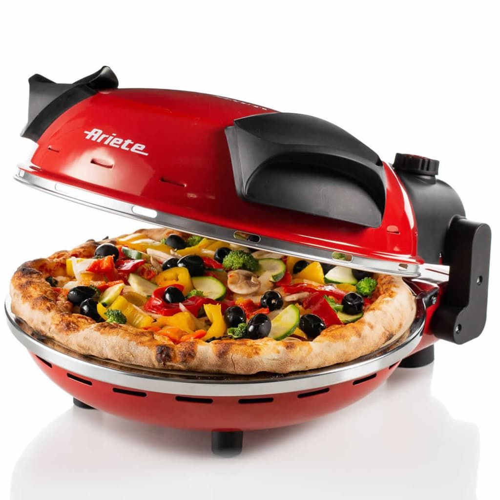 Four à pizza Ariete Da Gennaro 1200 W rouge et noir Ariete