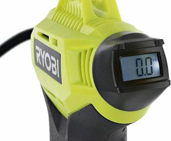 Ryobi 18-Volt ONE+ Lithium-Ion Cordless High Pressure Inflator with Digital Gauge