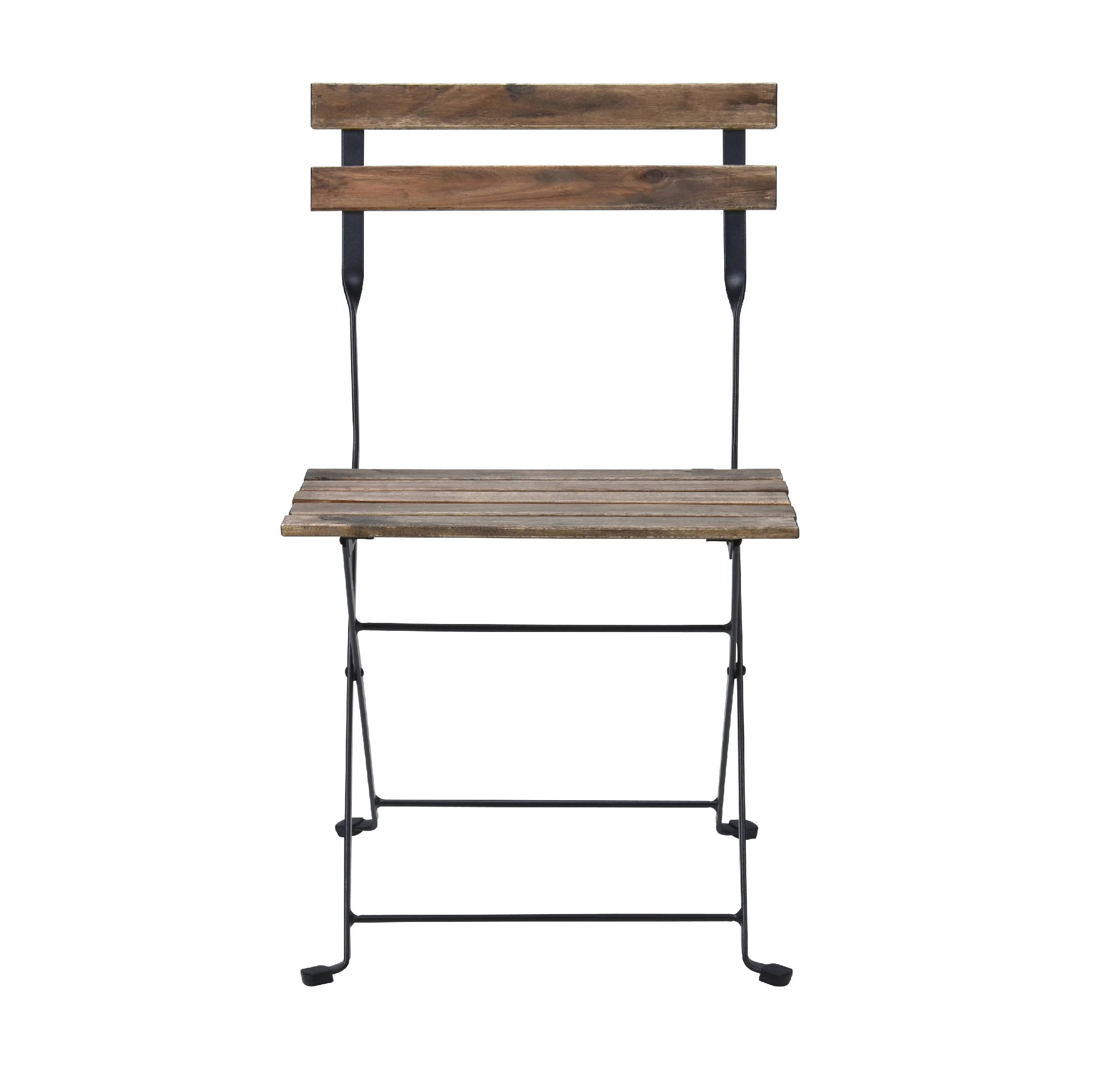 Ensemble de jardin 2025 : 2 chaises et 1 table en bois d’acacia