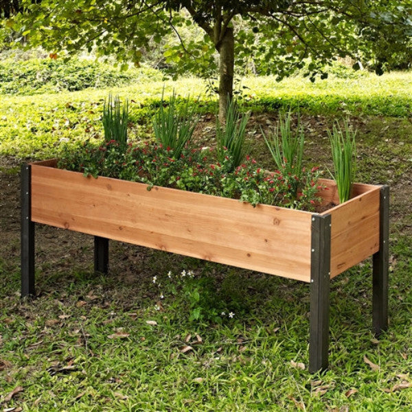 Hochbeet für den Außenbereich – Stadtgarten aus Holz, 70 x 24 x 29 Zoll (ca. 178 x 61 x 74 cm) hoch