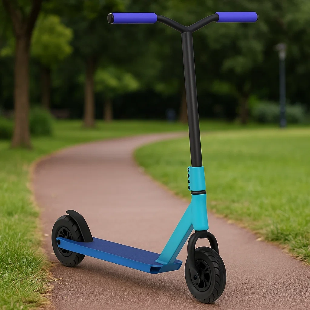 Trottinettes bleues pour enfants de 6 à 12 ans - WedHVakc61rZ