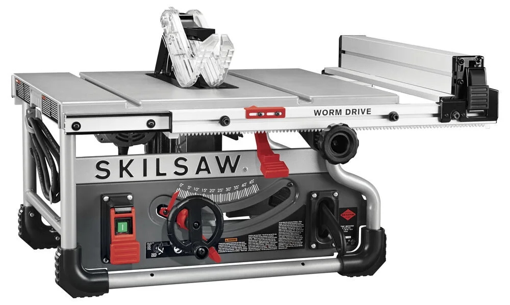 SKIL SPT99T - 01 8 - 1/4" 15amp Corded Electric Portable Worm Drive Table Saw