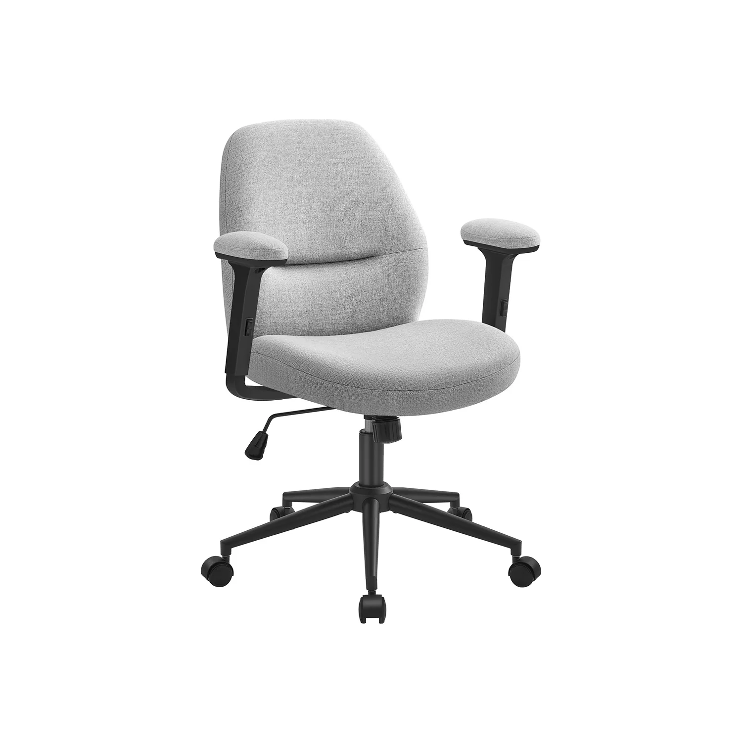 Chaise pivotante avec accoudoirs réglables