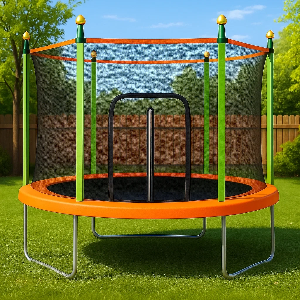 Trampolines 140x160 cm Orange/Vert - YjXDaoMT16Ay