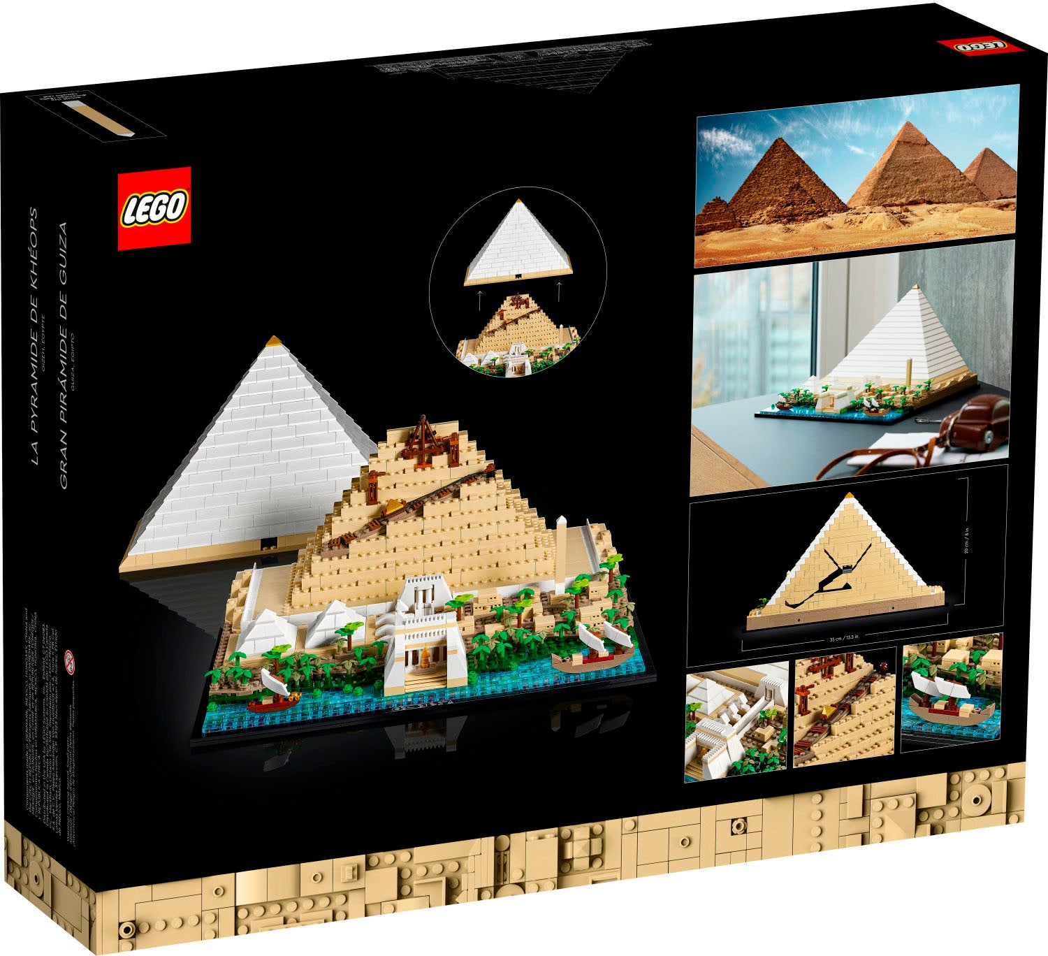 LEGO – Den store pyramide i Giza Arkitektur 21058