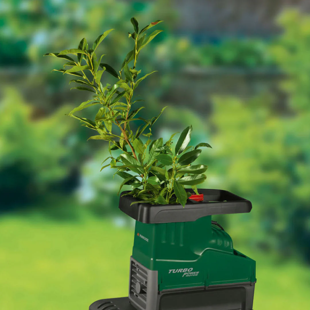 Parkside PWH 2800 A1 Rotationshredder, Baujahr 2025. 2800 W. Ausstattung.