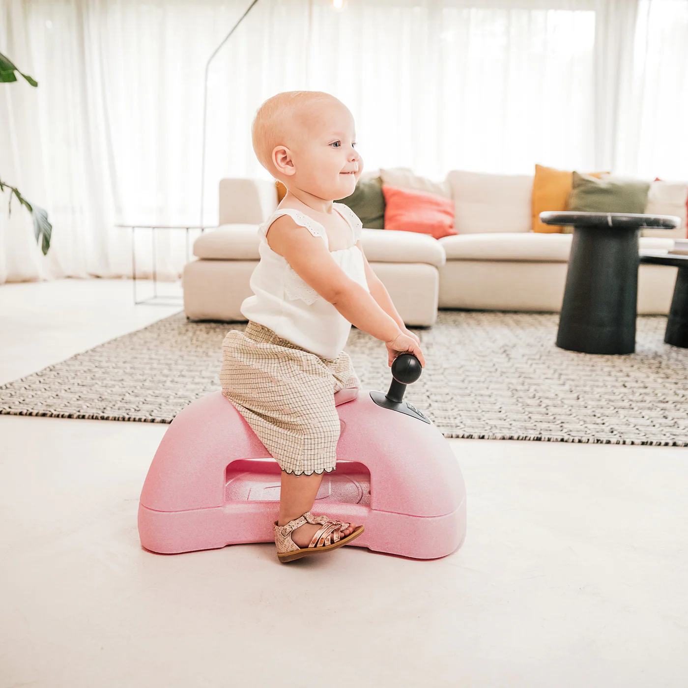 2025 Scoot and Ride Min første 3-i-1 gåstol og løbehjul i pink