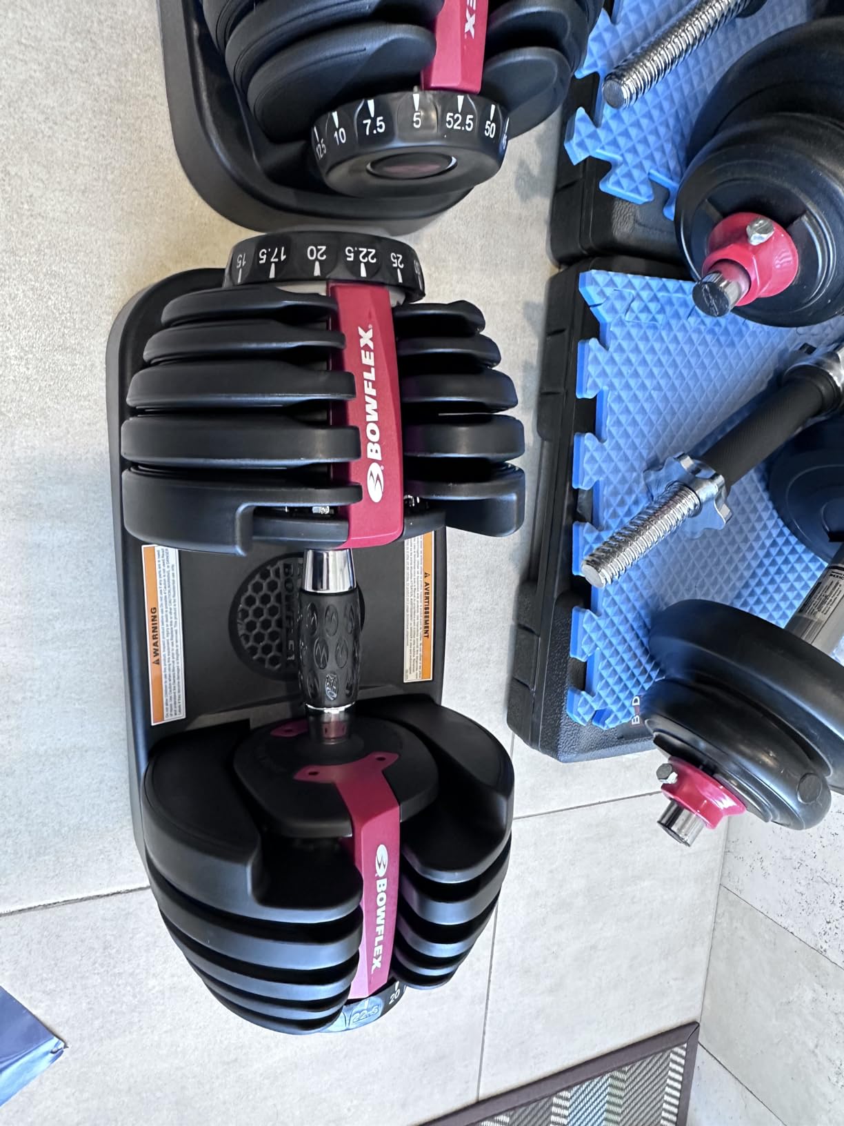 Bowflex SelectTech 552 Adjustable Dumbbells (Pair) and Stand Bundle