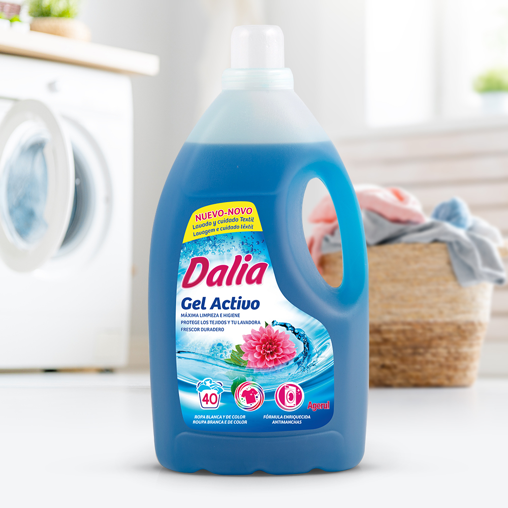 Lessive en gel active – Pour le linge blanc et de couleur