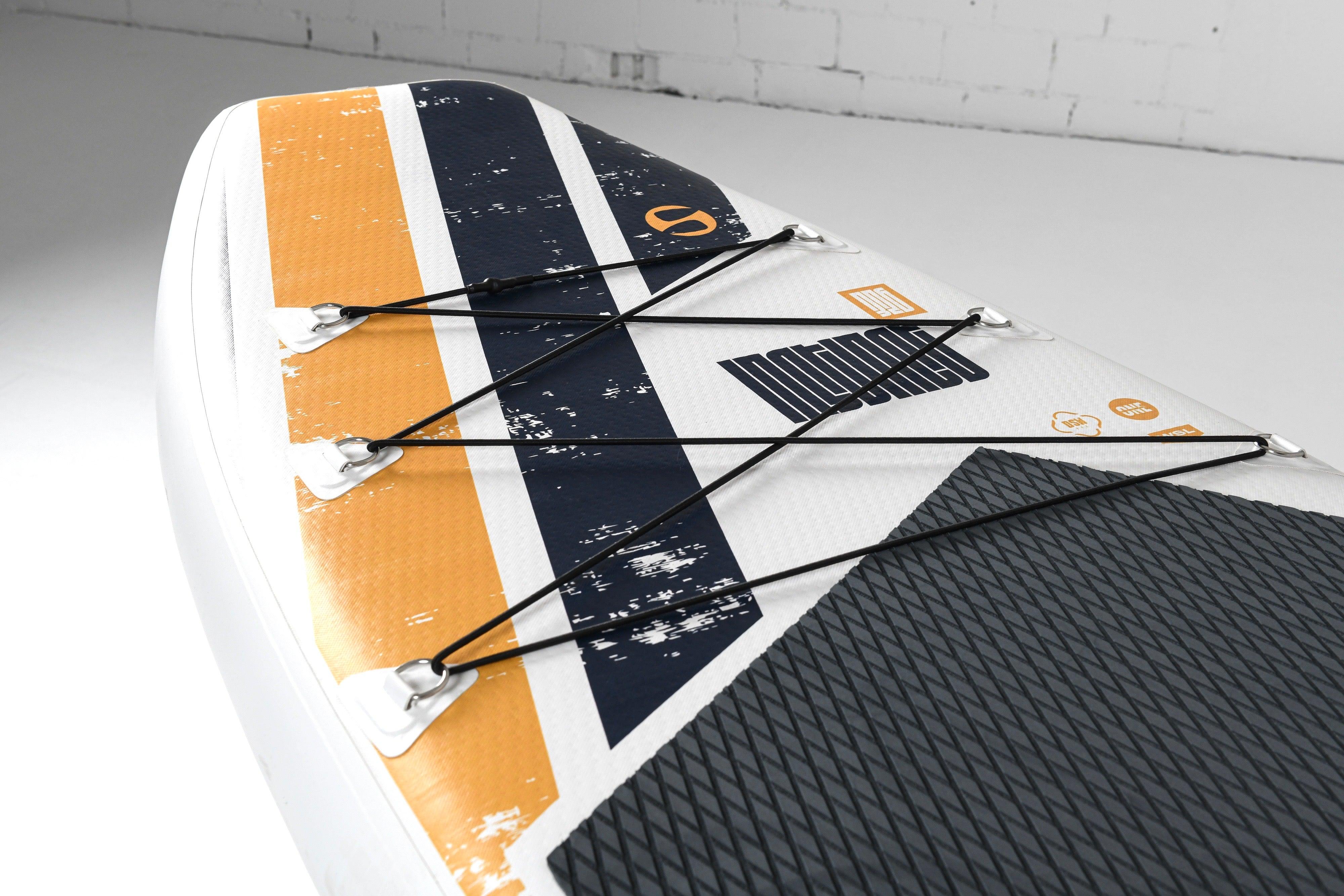 2025 Instinct 10.4 Oppusteligt Whitewater SUP Board – Dobbeltlags Fusion. 4 fleksible finner og aftagelig hård finne. Bredde 88 cm