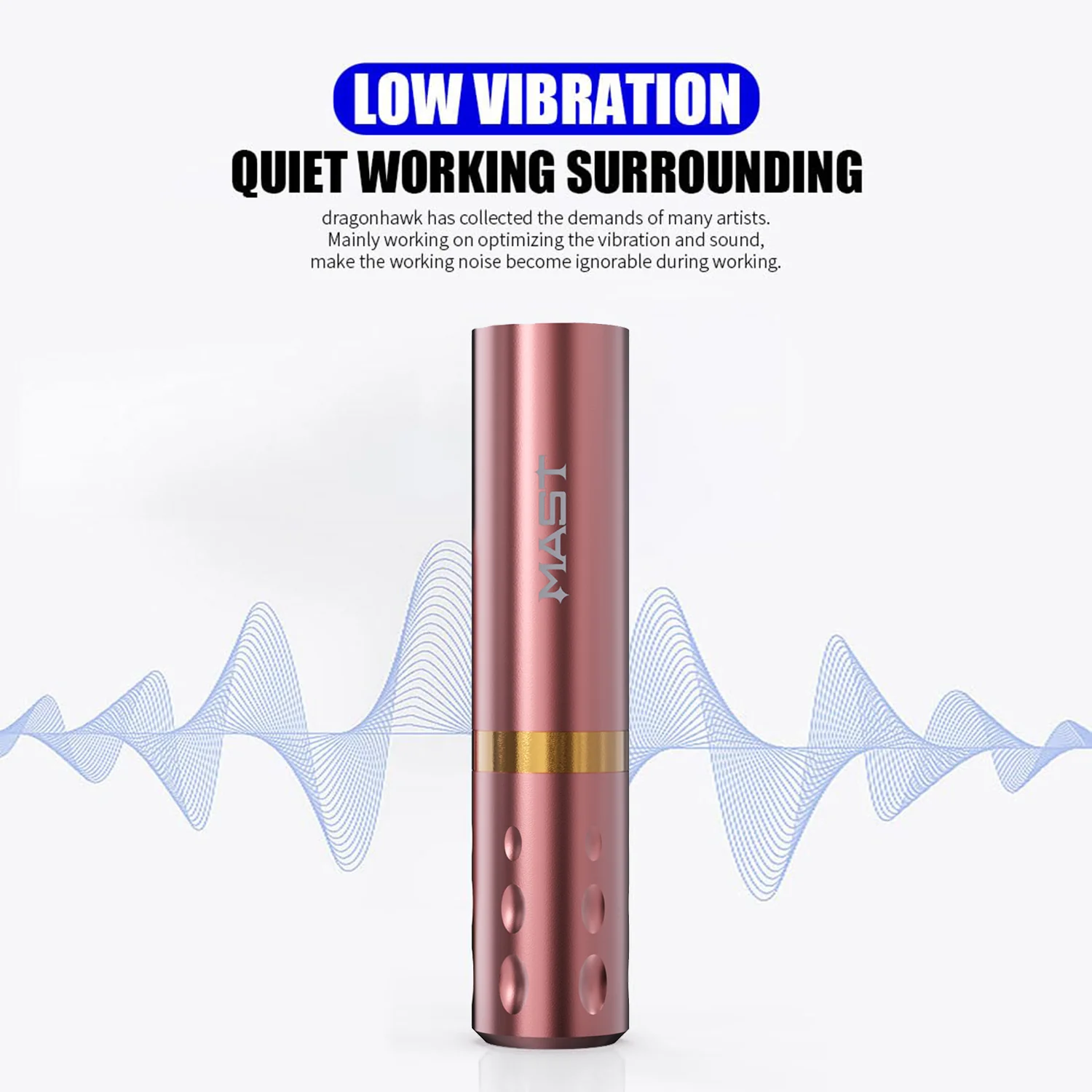 Stylo de tatouage Dragonhawk S6 Pro avec kit de batterie sans fil