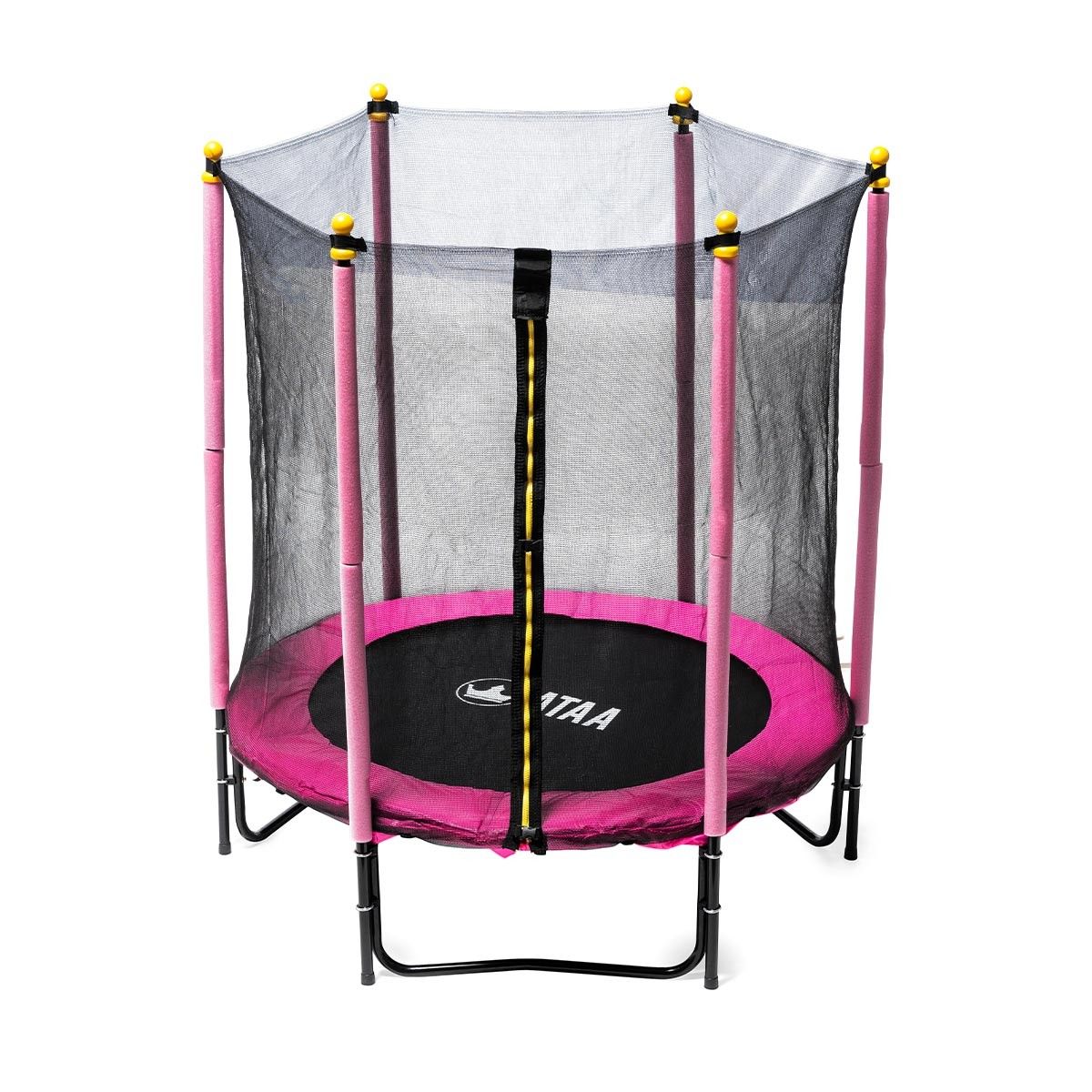 Børnetrampolin 140 Plus Pink - Udendørsspil og legetøj til børn