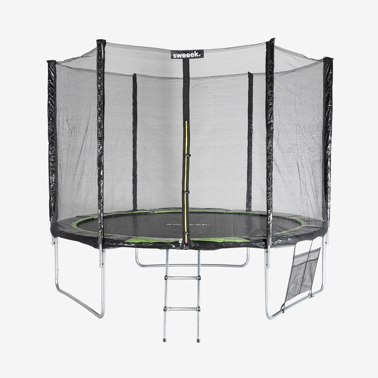 305 cm trampolin med tilbehørspakke, grøn