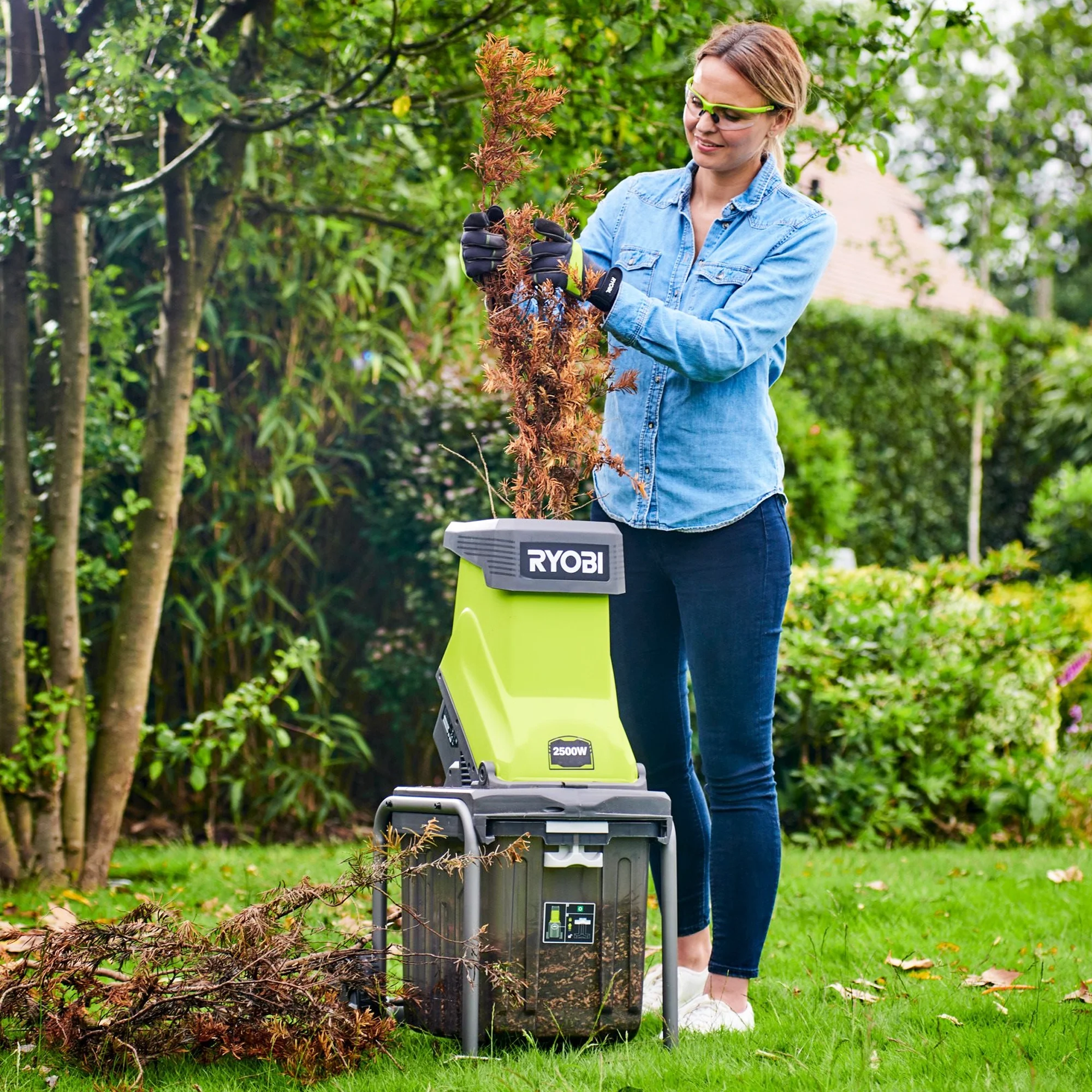 2025 Ryobi RSH2545B 2500W Grenkværn