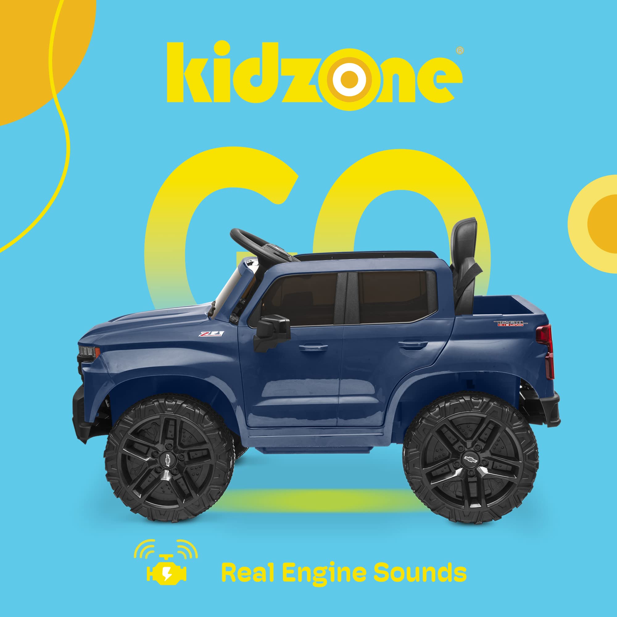 Kidzone Licenseret Chevrolet Silverado Bluetooth