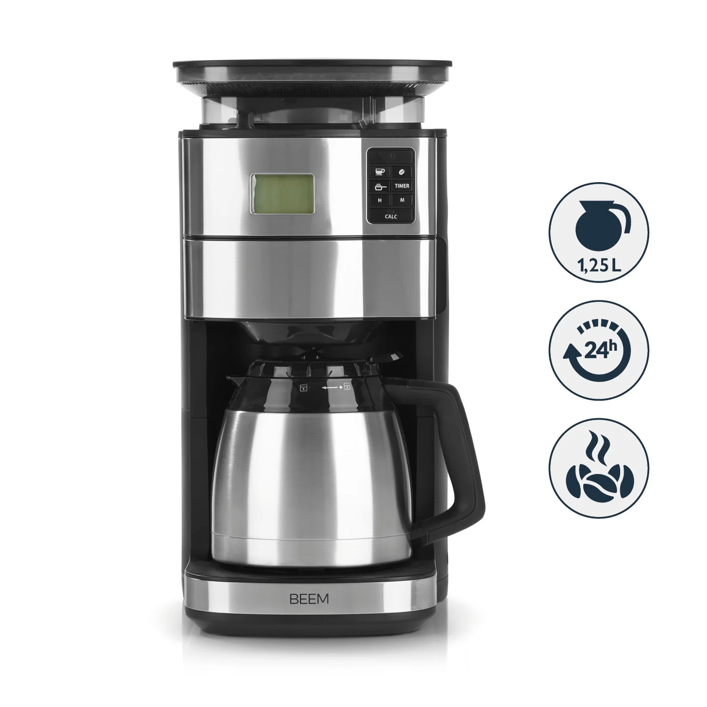 2025 FRESH-AROMA-PERFECT II – Filterkaffemaskine med integreret kværn og isoleret kande