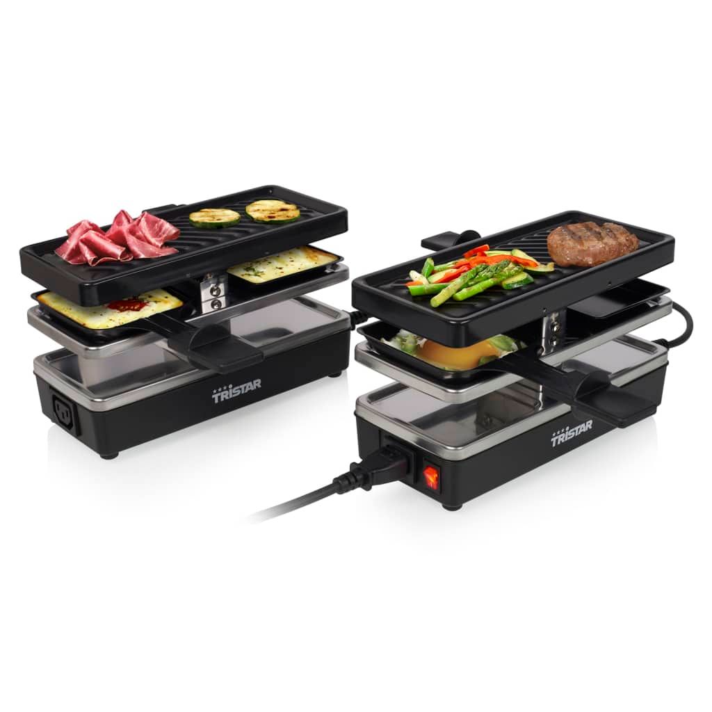 Raclettegrill til 4 personer Ra-2742 Sort 800w 23,8x10,4 cm Tristar
