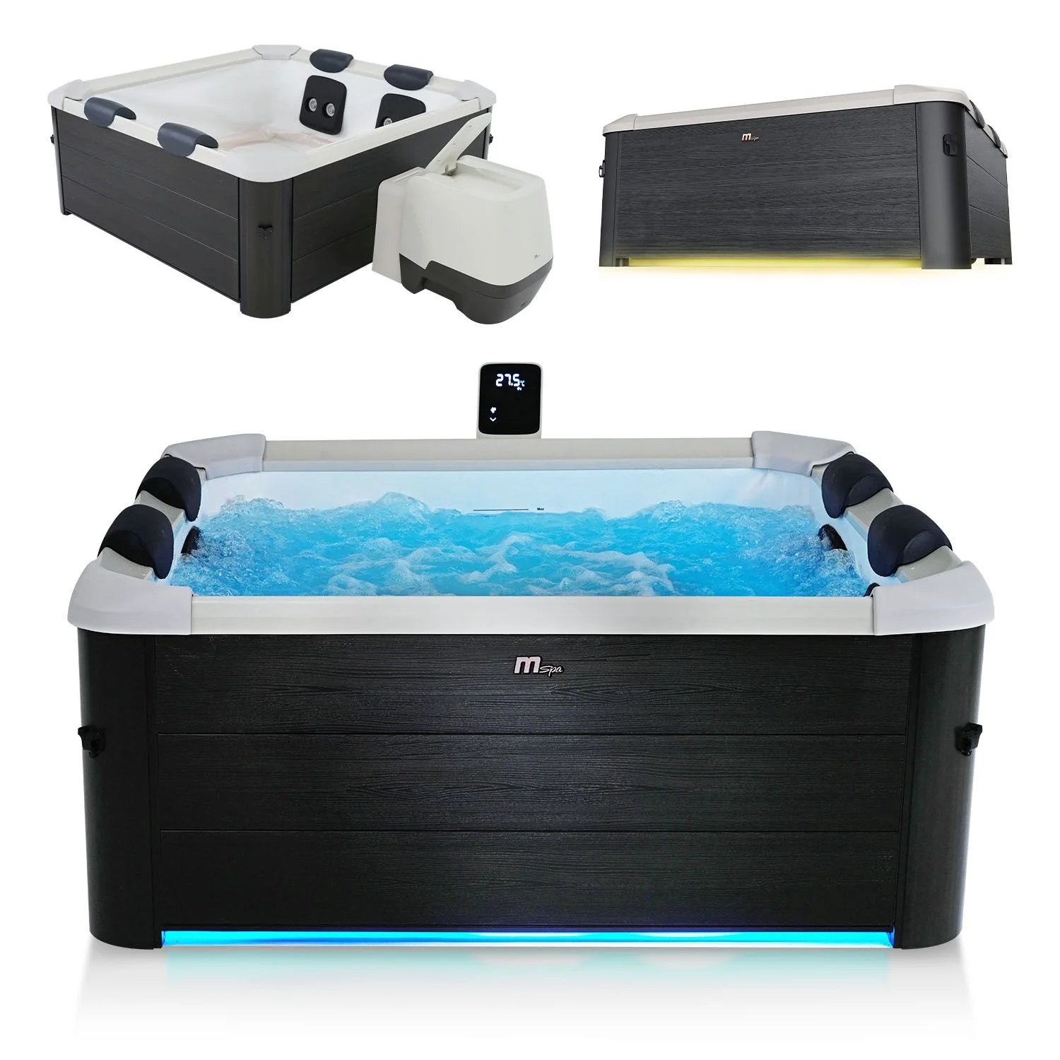 2025 Spa Whirlpool Oslo med LED-belysning