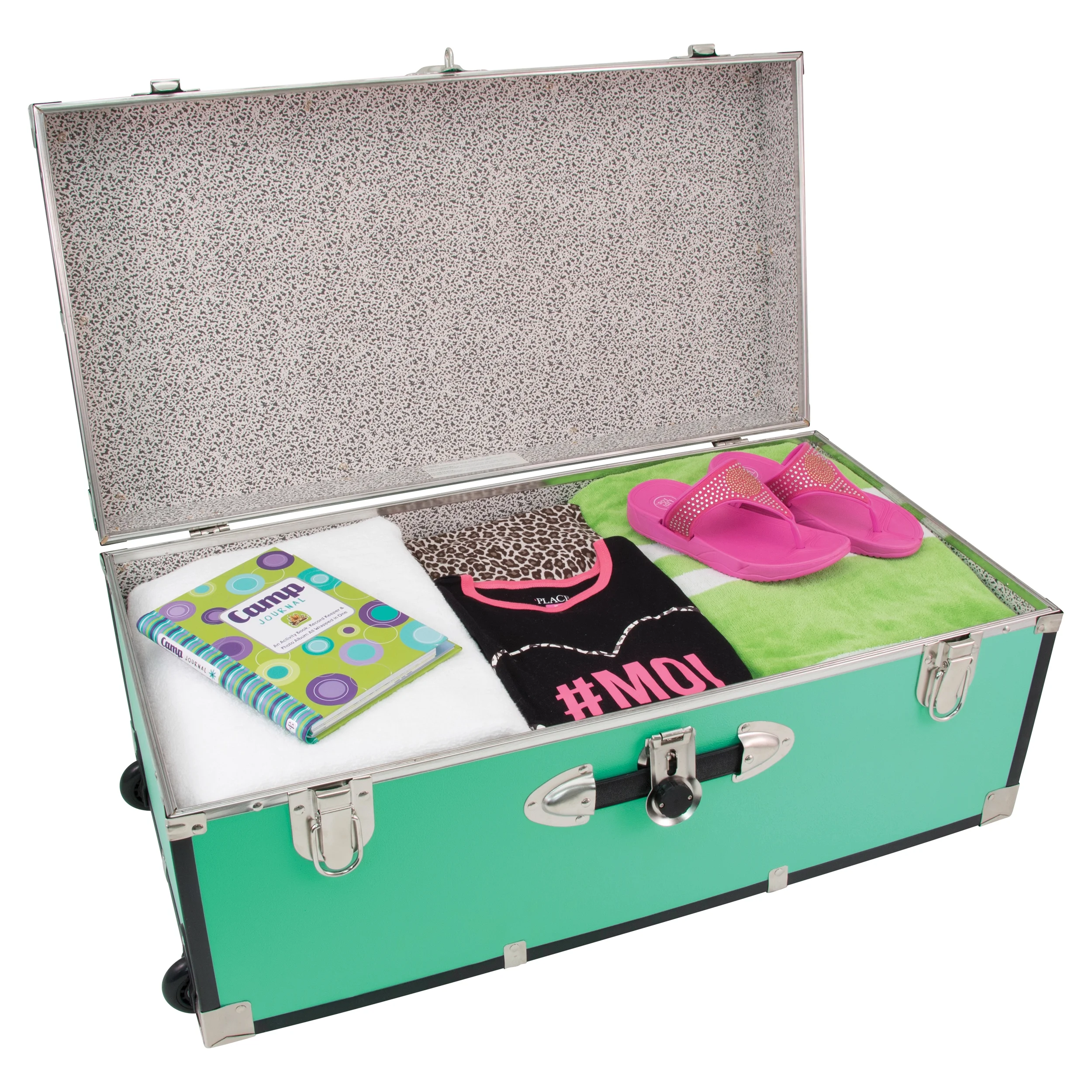 Seward Explorer 30" Trunk with Wheels & Lock, Teal