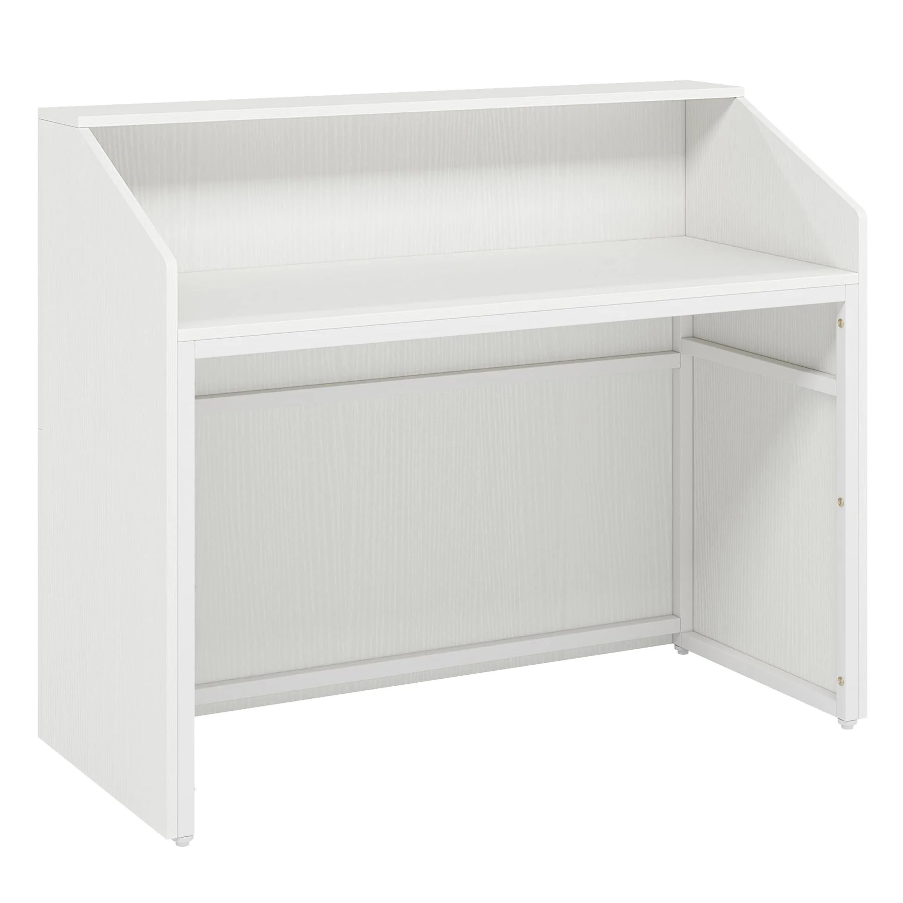 Tribesigns 47 Inch Reception Desk with Counter