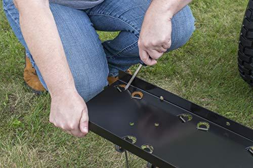 Agri-Fab 45-0295 48-Zoll-Hand-Rasenbodenlockerer mit Zinken, Schwarz, Mittel