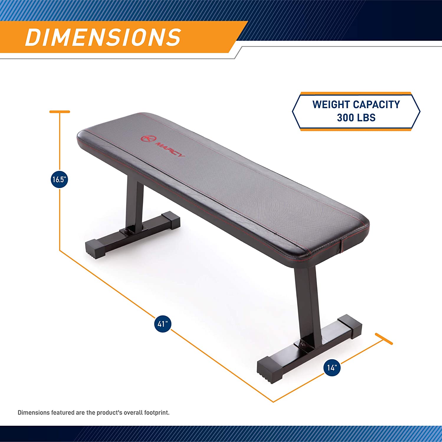 Banc de musculation utilitaire Marcy Flat d