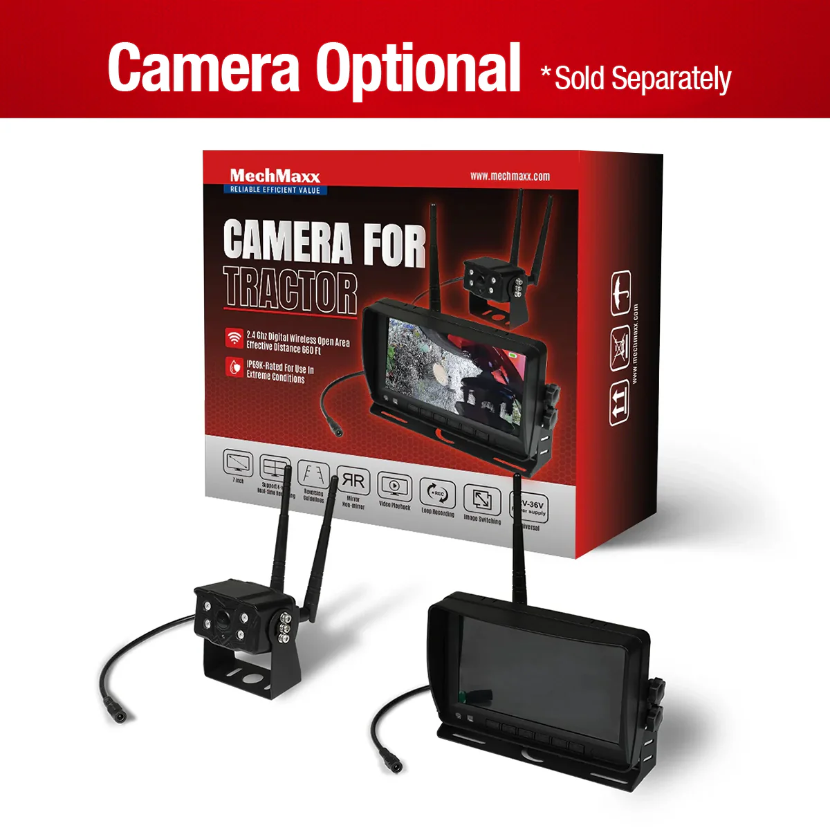 2025 MechMaxx SG24 Stubfræser – 3-punkts PTO-træk med 34 hårdmetal tænder + PTO-aksel inkluderet