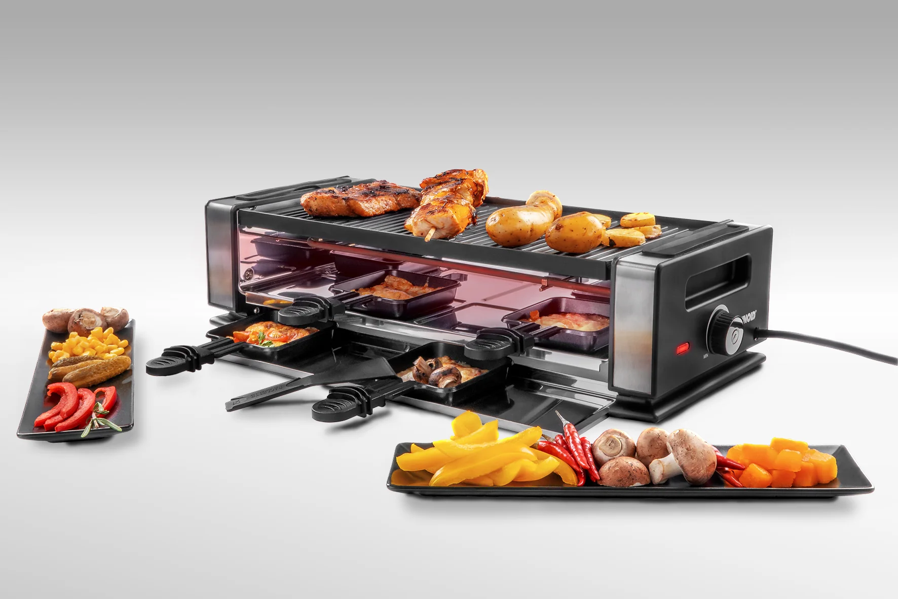 2025 Raclette Finesse Basic med Raclette-opskriftsbog