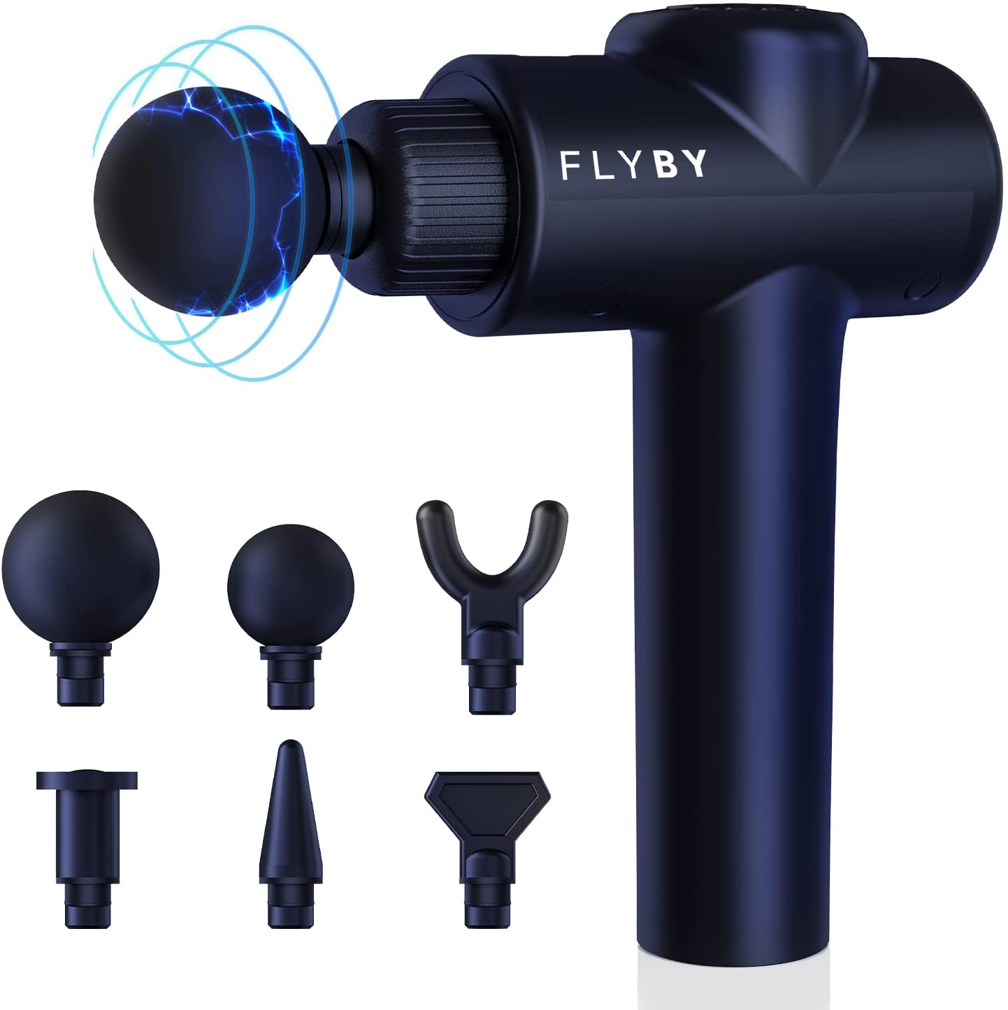 Pistolet de massage des tissus profonds – Flyby F1Pro – Masseur portatif pour le cou et le dos pour soulager la douleur