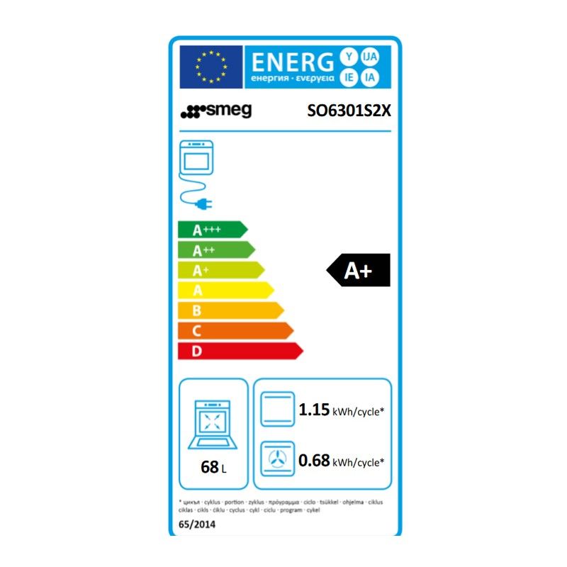 Smeg So6301s2x Inox dampovn