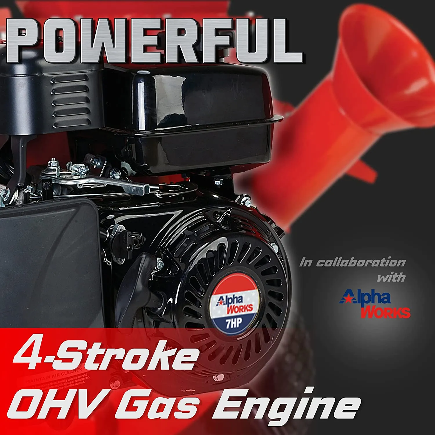 Broyeur de bois multifonction à essence robuste 2025