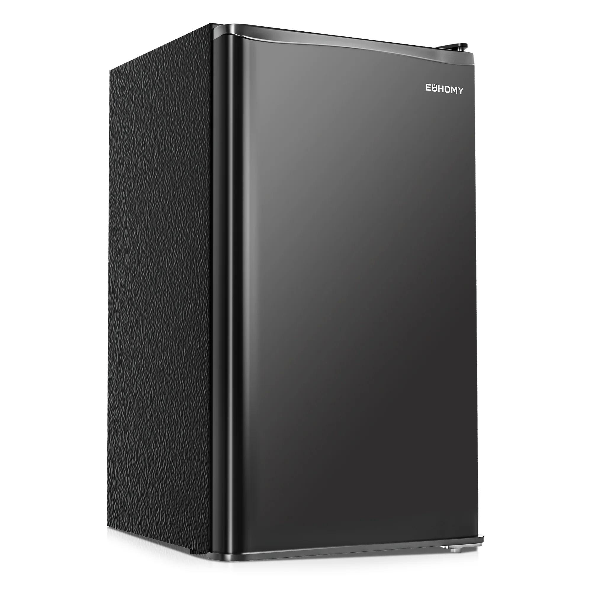 2025 EUHOMY Minikøleskab med kompakt fryser. Enkeltdør