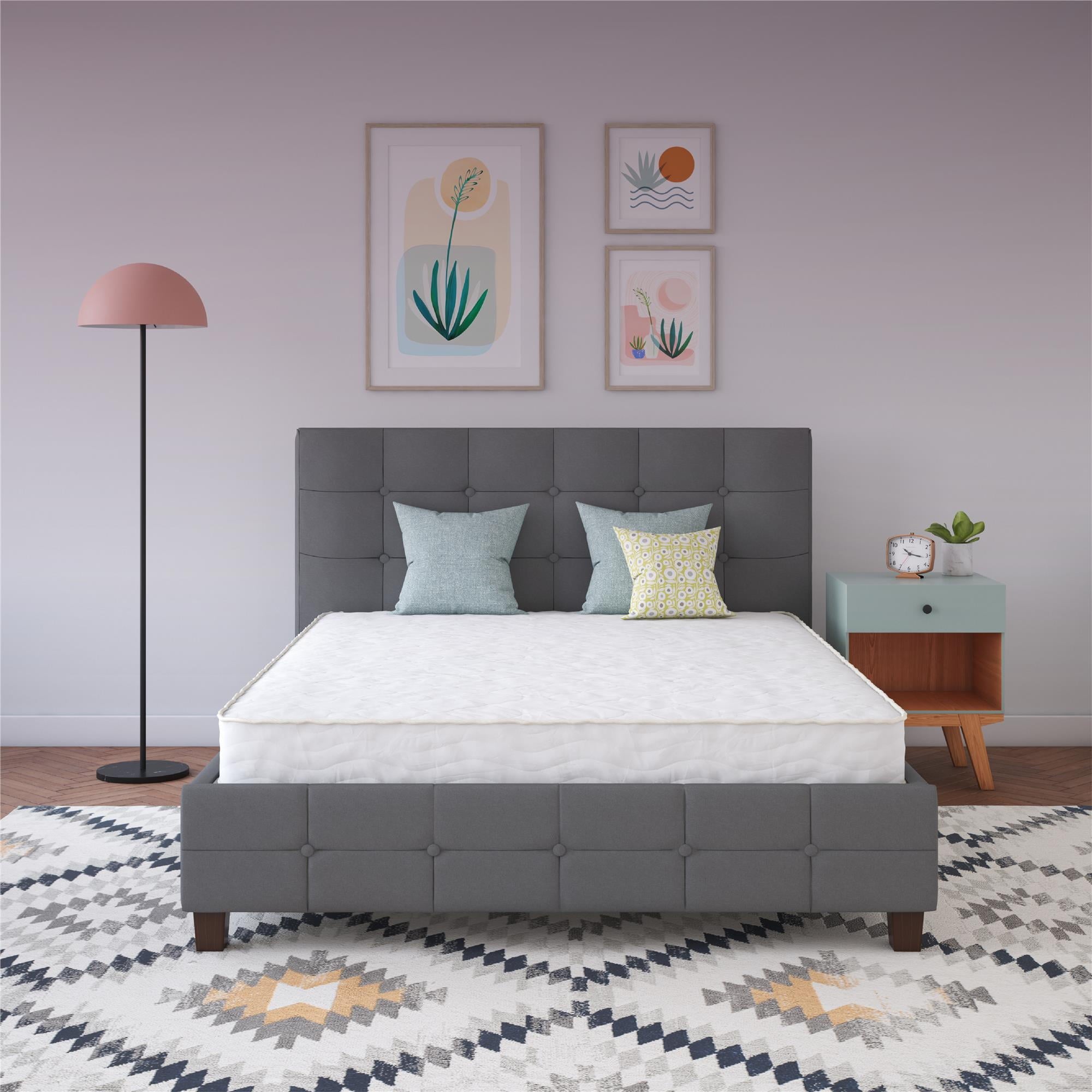 Sleep Solace 6 Spring Mattress in a Box. Flippable. Full