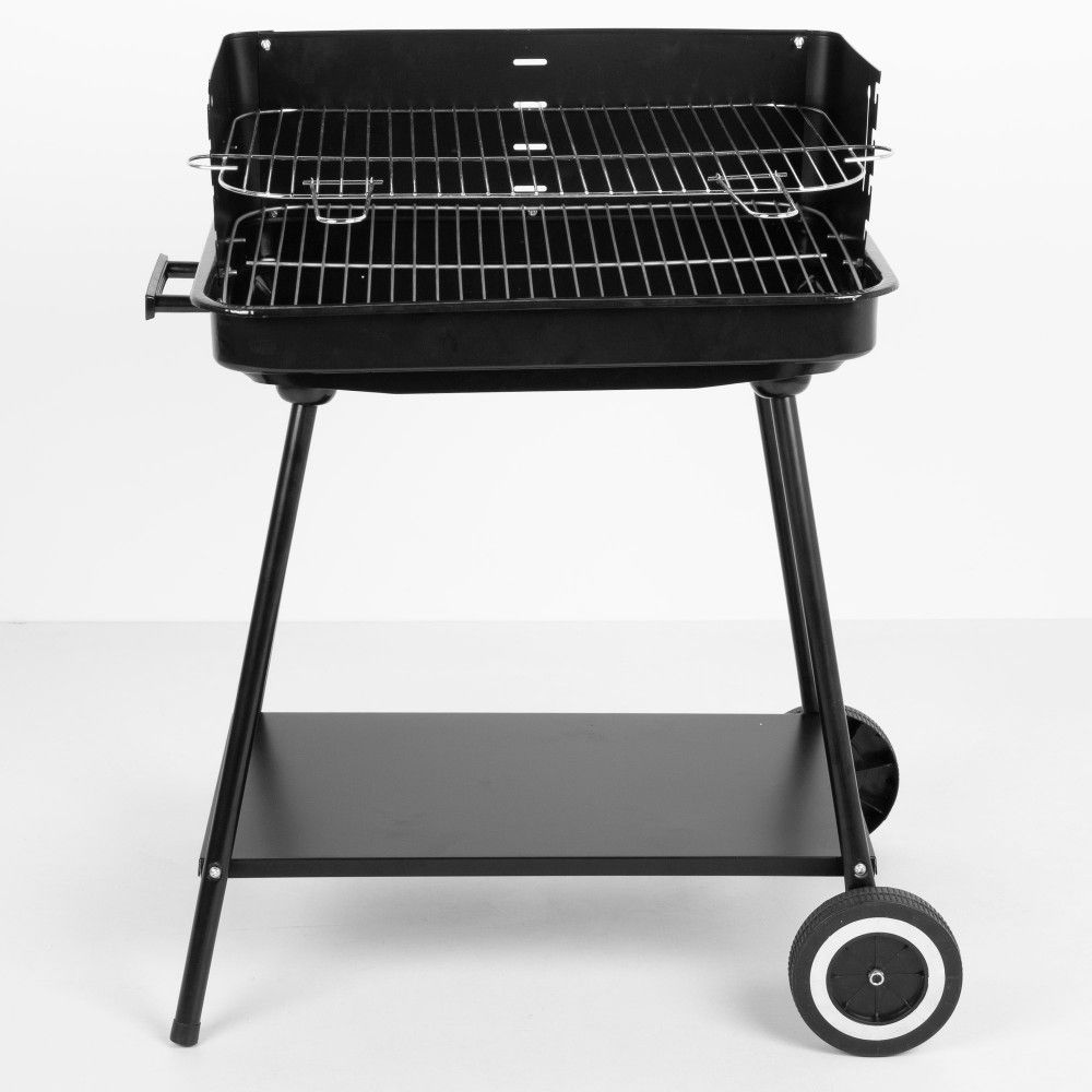 Barbecue portable en acier 55 x 43 x 82 cm - Active. Noir