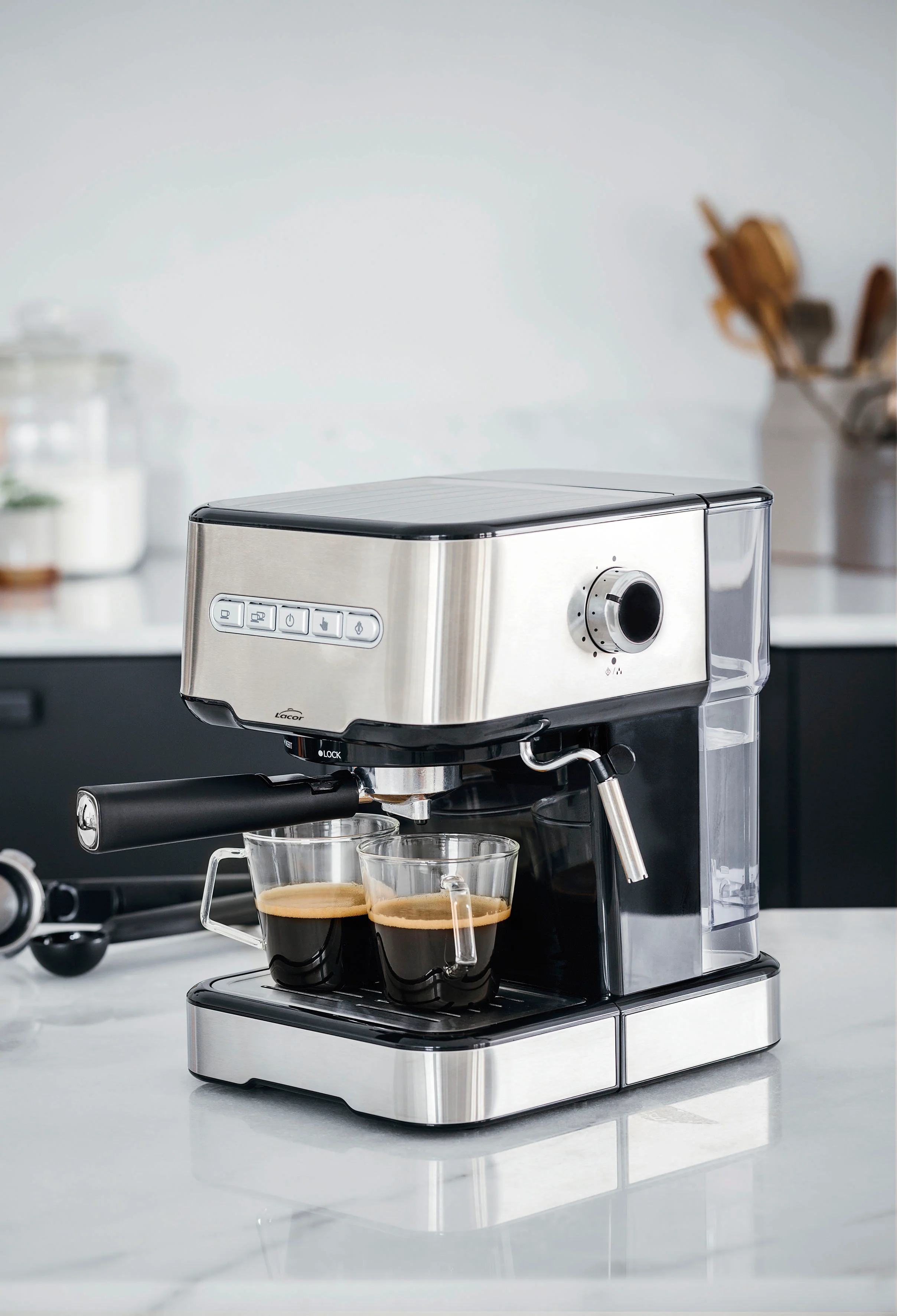 2025 SENCE Espresso Bar-Type Kaffemaskine – 15 bar tryk til professionel kaffe derhjemme